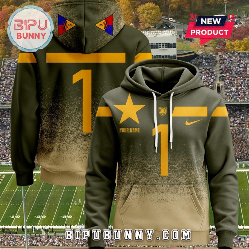 Army Black Knights NCAA Team Football Gradient Hoodie