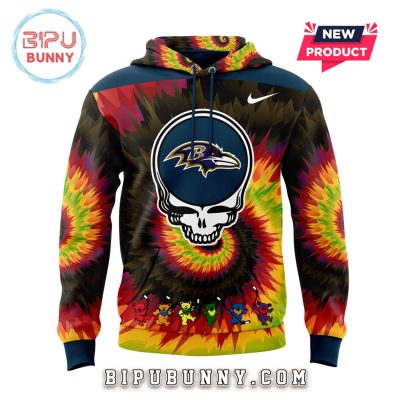 Baltimore Ravens Grateful Dead Night Nike Hoodie