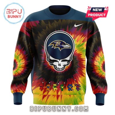 Baltimore Ravens Grateful Dead Night Nike Hoodie