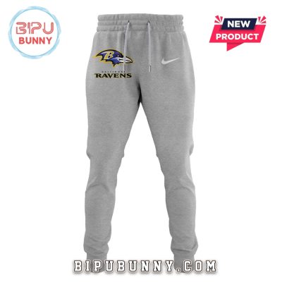 Baltimore Ravens How Great Grey Hoodie Set