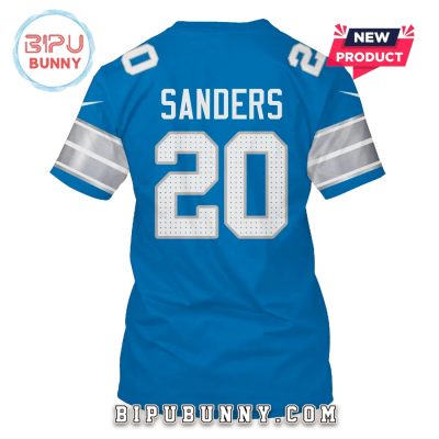 Barry Sanders Detroit Lions Edition Hoodie Jersey