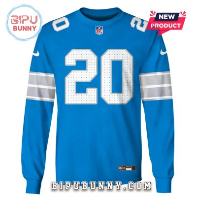 Barry Sanders Detroit Lions Edition Hoodie Jersey