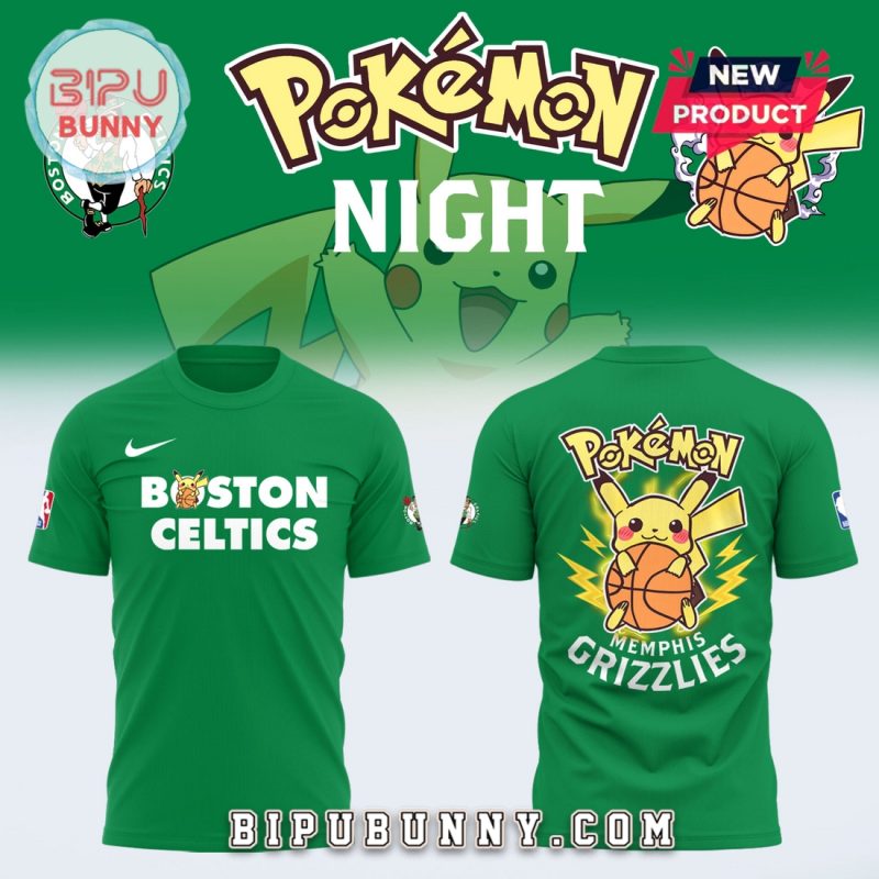 Boston Celtics x Pokemon Night Nike Hoodie