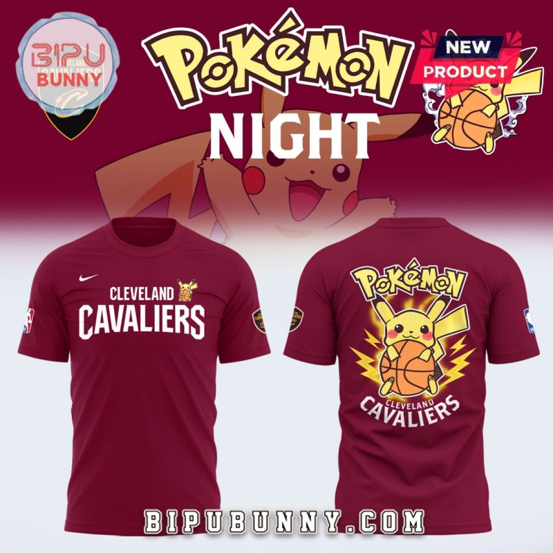 Cleveland Cavaliers x Pokemon Night Nike Hoodie