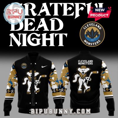 Cleveland Monsters Grateful Dead Night Baseball Jacket