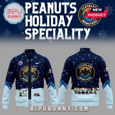 Cleveland Monsters Peanuts & Snoopy Baseball Jacket