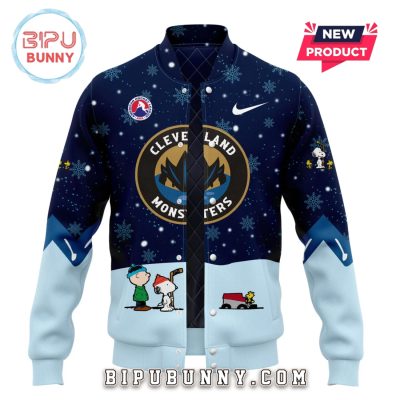 Cleveland Monsters Peanuts & Snoopy Baseball Jacket