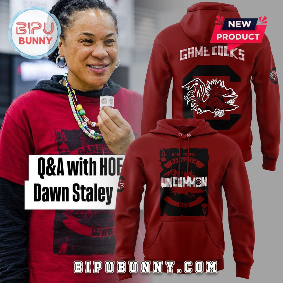 Coach South Carolina Uncommon Red Hoodie Coach South Carolina Uncommon Red Hoodie