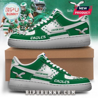 Custom Kelly Green 2025 Air Force 1 Sneakers