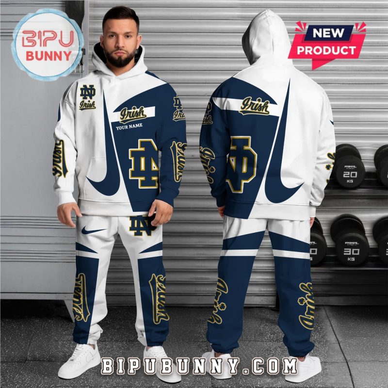 Custom Notre Dame Fighting Irish Hoodie And Pants