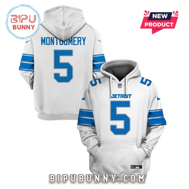 David Montgomery Detroit Lions Edition Hoodie Jersey