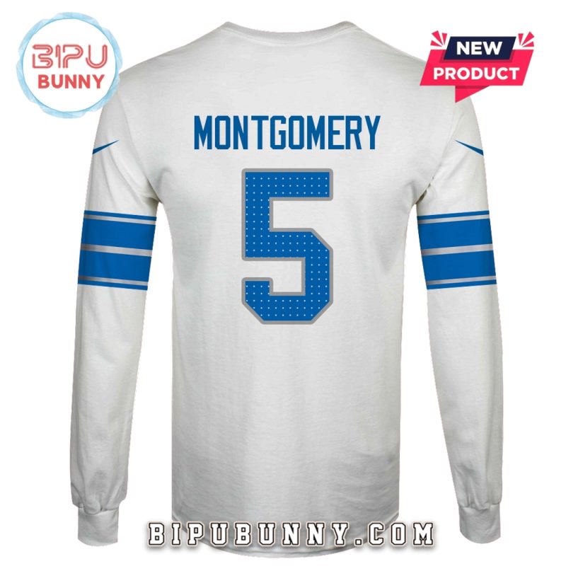 David Montgomery Detroit Lions Edition Hoodie Jersey