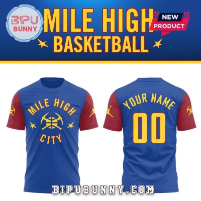 Denver Nuggets Mile High City Custom Hoodie