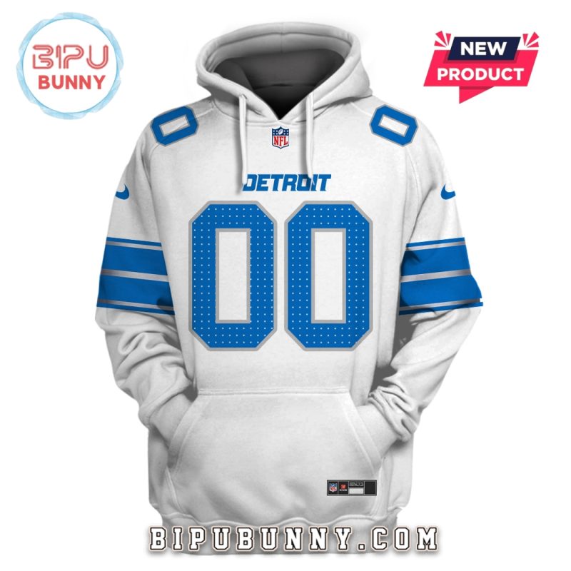 Detroit Lions Custom Edition Hoodie Jersey