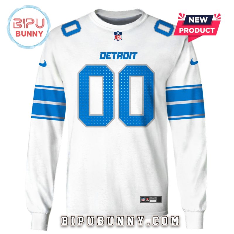 Detroit Lions Custom Edition Hoodie Jersey