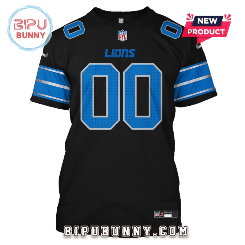 Detroit Lions Personalized Name Number Hoodie Jersey