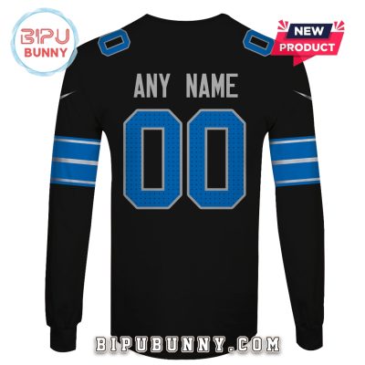 Detroit Lions Personalized Name Number Hoodie Jersey