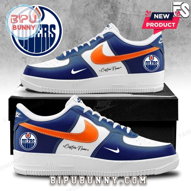 Edmonton Oilers NHL Hockey Nike Air Force 1