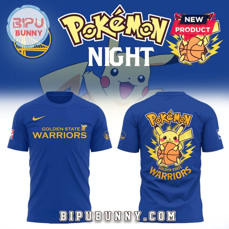 Golden State Warriors x Pokemon Night 2025 Limited Hoodie