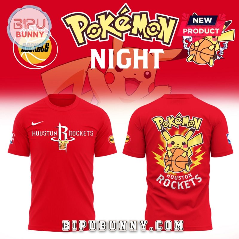 Houston Rockets x Pokemon Night Nike Hoodie