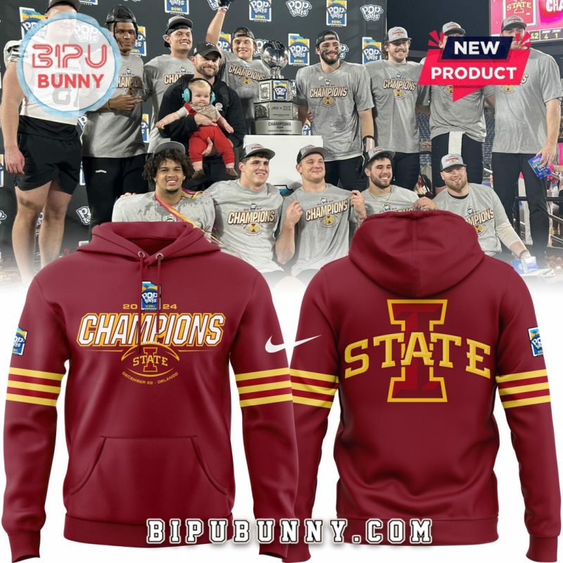 Iowa State Football Pop Tarts Bowl Champions Hoodie Set