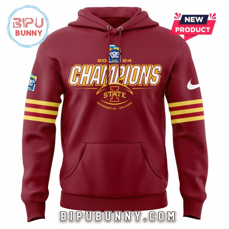 Iowa State Football Pop Tarts Bowl Champions Hoodie Set