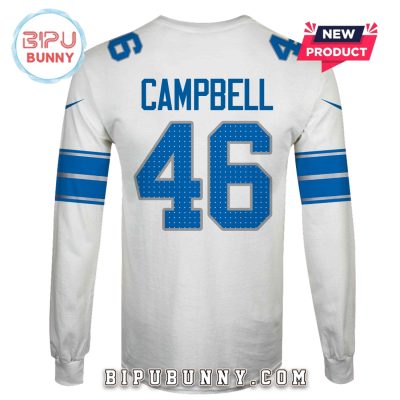 Jack Campbell Detroit Lions Edition Hoodie Jersey