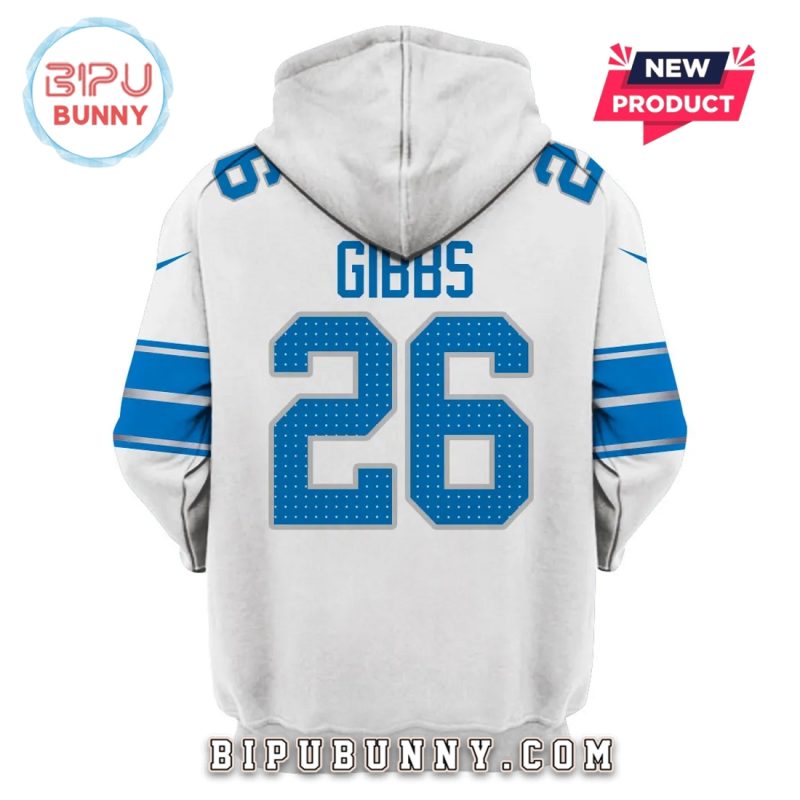 Jahmyr Gibbs Detroit Lions Edition Hoodie Jersey