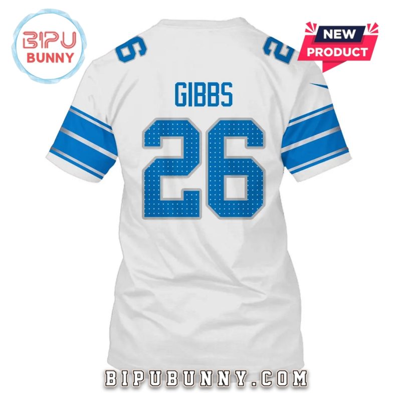 Jahmyr Gibbs Detroit Lions Edition Hoodie Jersey