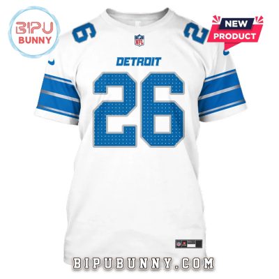 Jahmyr Gibbs Detroit Lions Edition Hoodie Jersey