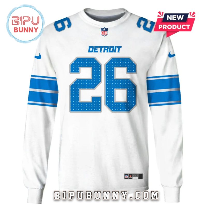 Jahmyr Gibbs Detroit Lions Edition Hoodie Jersey