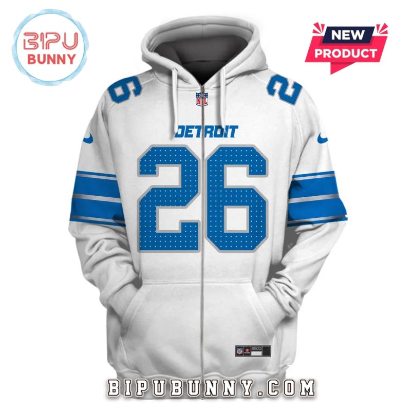 Jahmyr Gibbs Detroit Lions Edition Hoodie Jersey