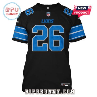 Jahmyr Gibbs Detroit Lions Hoodie Jersey