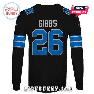 Jahmyr Gibbs Detroit Lions Hoodie Jersey