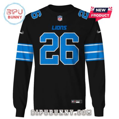 Jahmyr Gibbs Detroit Lions Hoodie Jersey