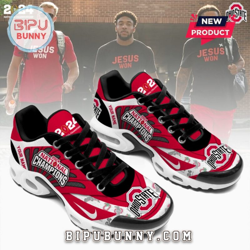 Jesus Won Ohio State Nike Air Max Sneakers