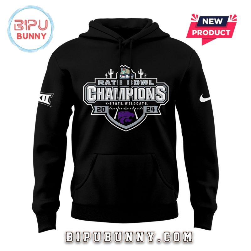 Kansas State Wildcats Rate Bowl Champions Hoodie Set