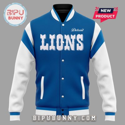 Limited Edition Quinn XCII Detroit Lions Baseball Jacket