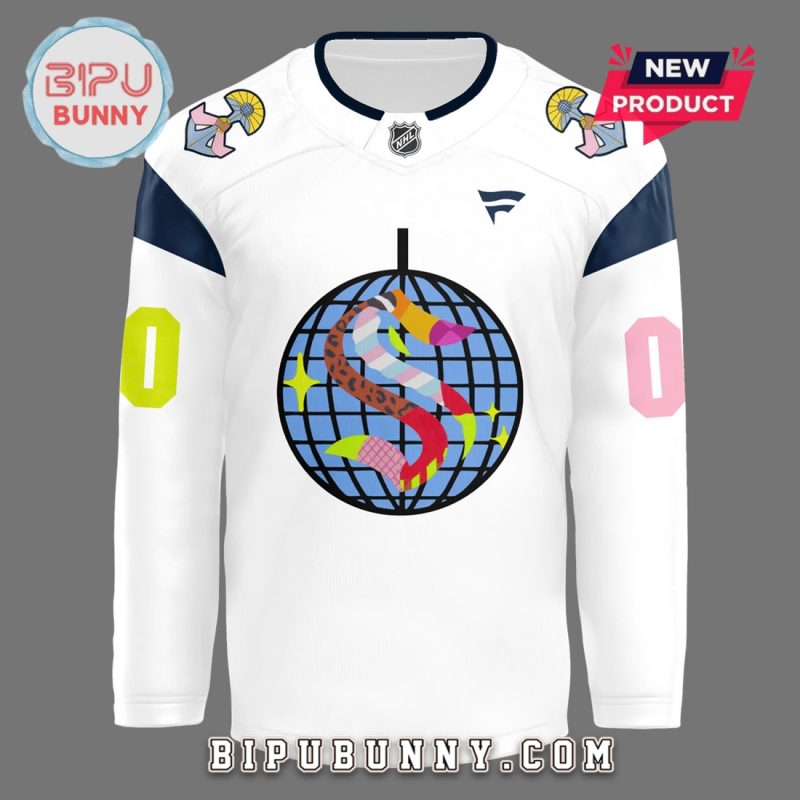 Limited Seattle Kraken x 2025 Pride Night White Hockey Jersey