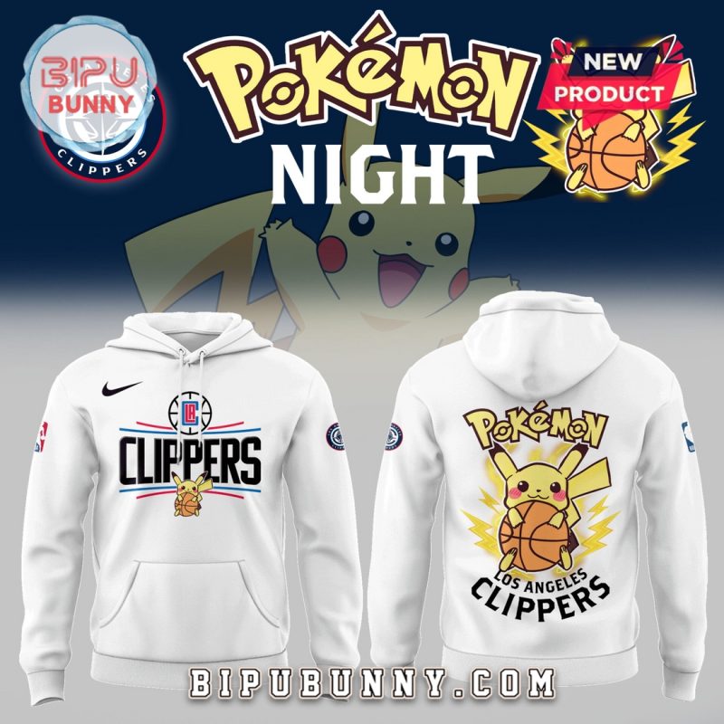 Los Angeles Clippers x Pokemon Night 2025 Nike Hoodie