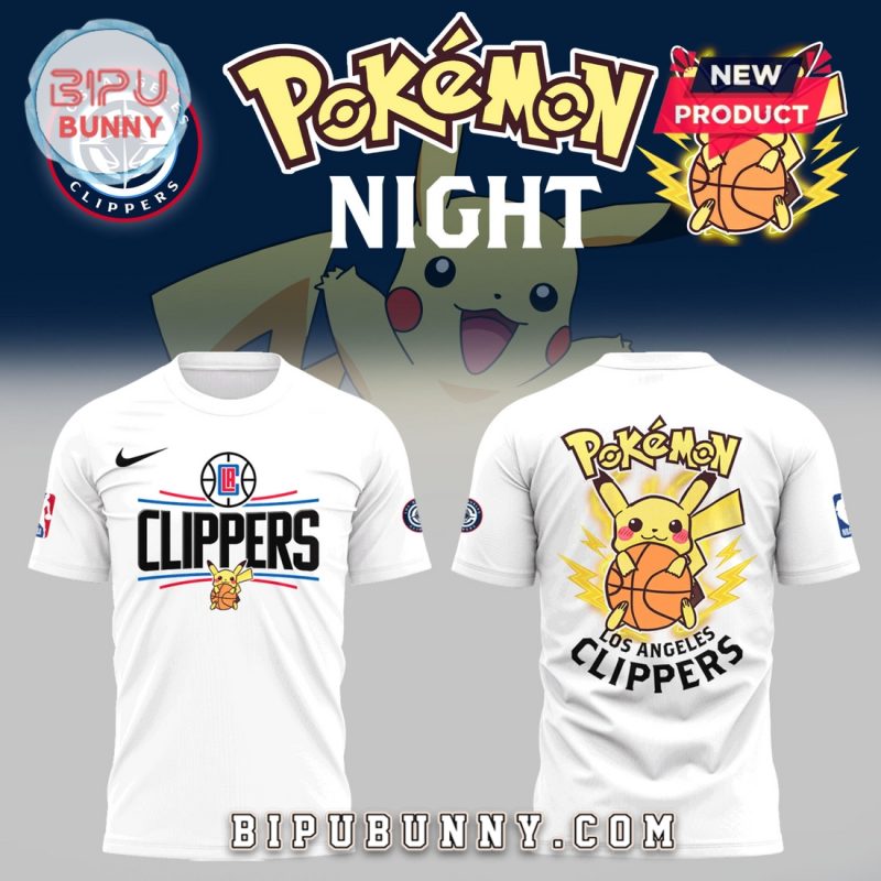 Los Angeles Clippers x Pokemon Night 2025 Nike Hoodie