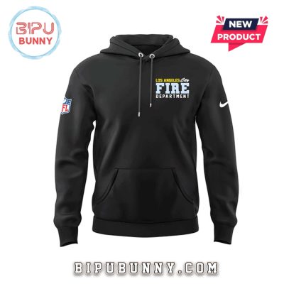 Los Angeles Rams Fire Department Nike Black Hoodie