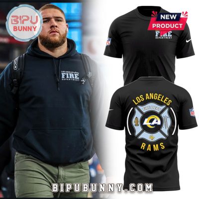 Los Angeles Rams Fire Department Nike Black Hoodie