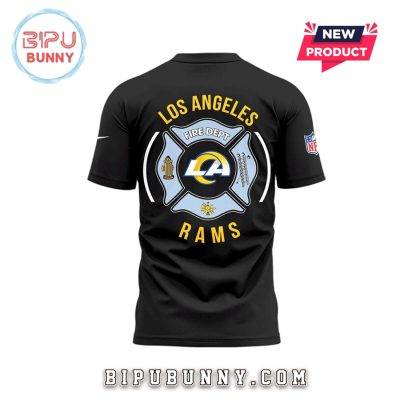 Los Angeles Rams Fire Department Nike Black Hoodie