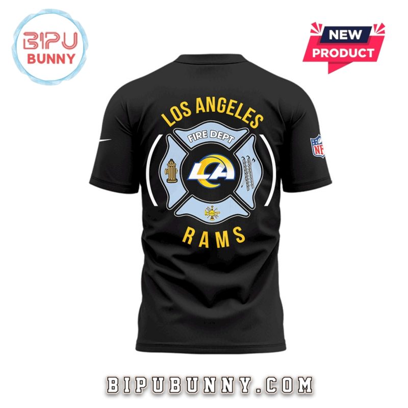 Los Angeles Rams Fire Department Nike Black Hoodie