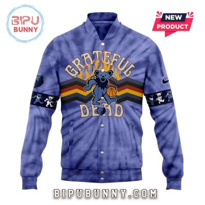 Memphis Grizzlies Grateful Dead Night Baseball Jacket