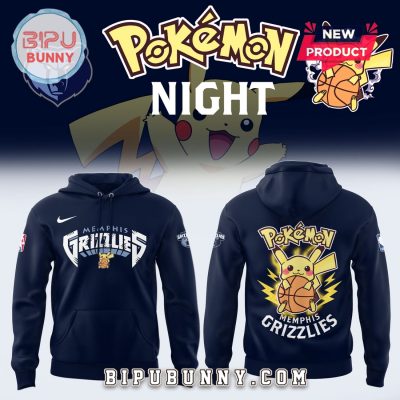 Memphis Grizzlies x Pokemon Night 2025 Hoodie Set