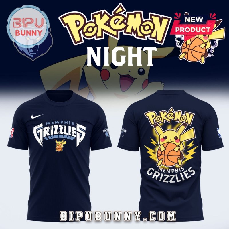 Memphis Grizzlies x Pokemon Night Nike Hoodie