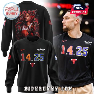 Men’s 1.4.25 Derrick Rose Chicago Bulls Hoodie