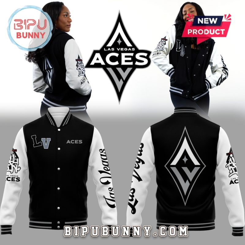 Men’s Las Vegas Aces Black Baseball Jacket